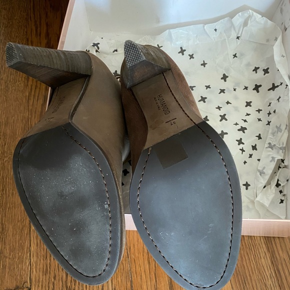 Humanoid Brand Brown Leather Booties - Picture 4 of 4